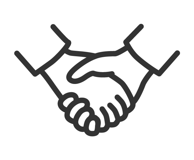 握手するアイコン