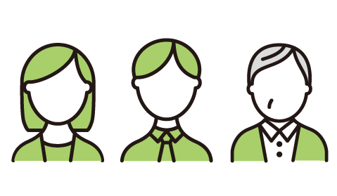 様々な人が活躍アイコン