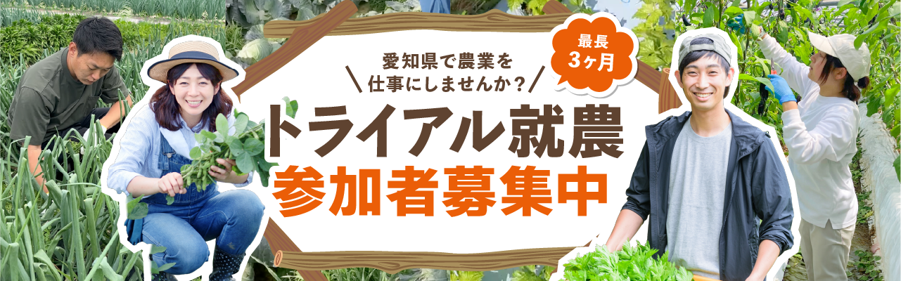 農業法人への就職を目指せる「トライアル就農」参加者募集